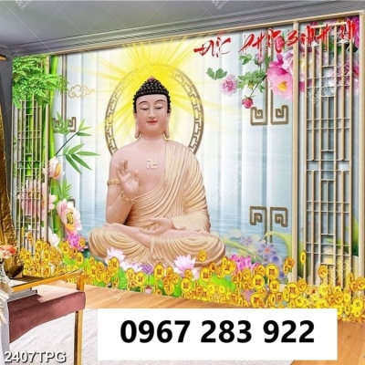 Tranh gạch Phật thích ca