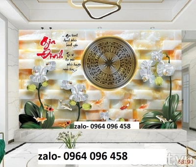 Tranh gạch 3d trống đồng - 23XDC