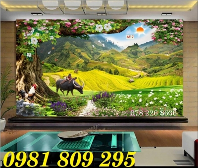 Tranh 3d , gạch trang trí , tranh ốp tường