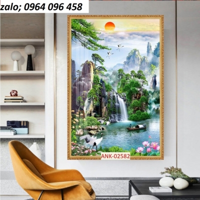 Tranh gạch 3d ốp tường rào - 677BV