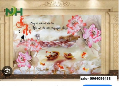 Tranh gạch 3d ốp mộ - 654VB