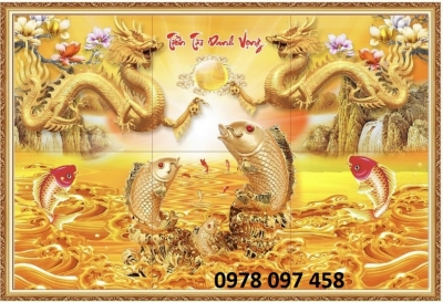 Tranh dán phòng thờ - tranh câu đối