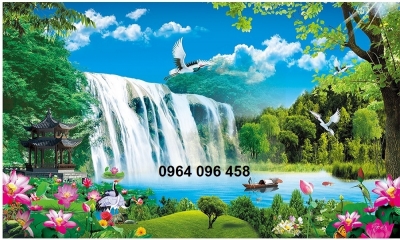 Tranh 3d - tranh gạch 3d trang trí hình lang - 053CV