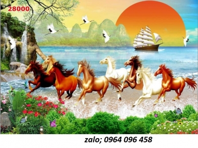 Tranh gạch 3d đồng quê - CNNN74