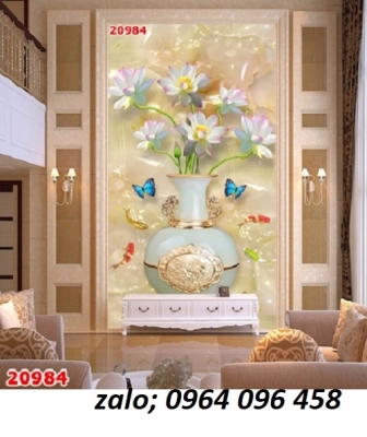 Tranh 3d tranh gạch 3d trang trí 654AP