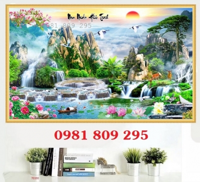 Gạch tranh 3d thiên nhiên giao hòa