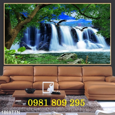 Tranh gạch sơn thủy