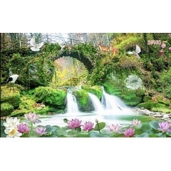 Tranh dán phòng khách - tranh phong cảnh thiên nhiên