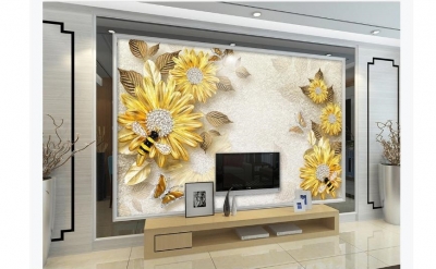 Tranh gạch men- Tranh trang trí phòng khách 3D