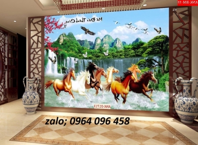 Mẫu tranh gạch 3d mã đáo thành công - 65QXH