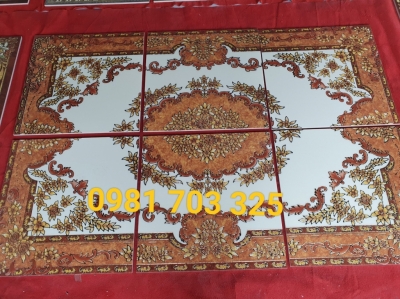 Thảm gạch phòng khách gia đình cao cấp