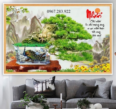Gạch tranh- Tranh trang trí cây cảnh