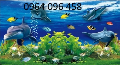 Tranh gạch cá heo đại dương - 222XC