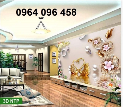 tranh 3d hình sứ ngọc