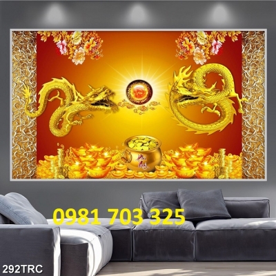 Tranh gạch 3D- tranh rồng