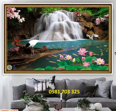 gạch tranh 3D phong cảnh