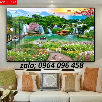 Tranh gạch 3d phong cảnh - phong thủy - JC54