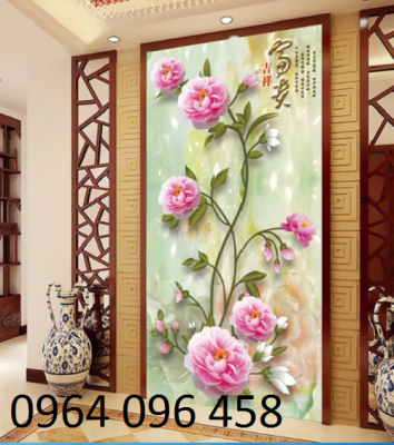 Tranh gạch 3d trang trí phòng khách VXC32