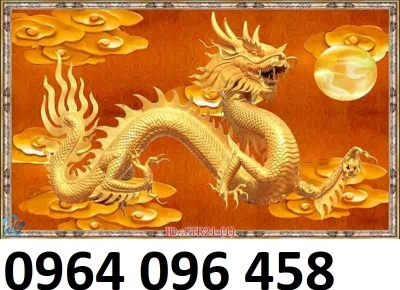Tranh 3d rồng phượng - gạch tranh 3d ốp tường - DS05