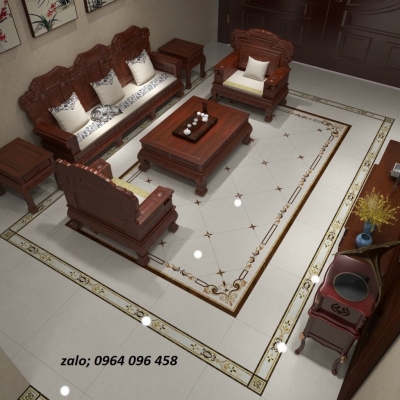 Gạch thảm trang trí phòng khách - 4333X