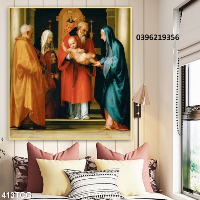 Tranh gạch công giáo 3d trang trí