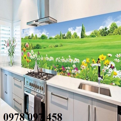 Gạch tranh họa tiết phong cảnh thiên nhiên