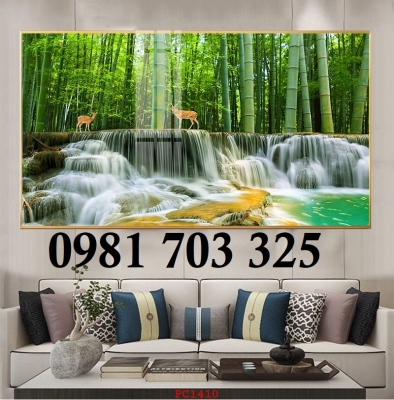 Gạch men 3D phong cảnh trang trí tường