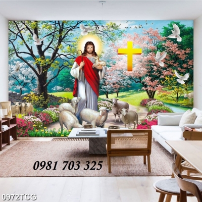 Tranh công giáo, gạch tranh ốp tường