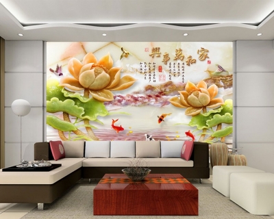 gạch 3d phòng khách - VBC4