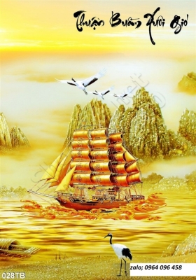 Tranh gạch 3d thuận buồm xuôi gió - SLC44