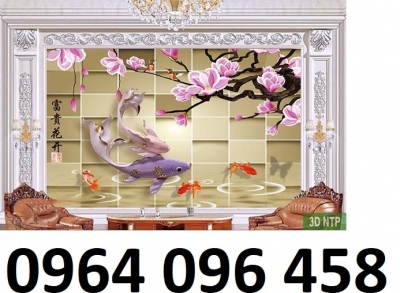 tranh gạch 3d - gạch 3d - tranh 3d - 77VF