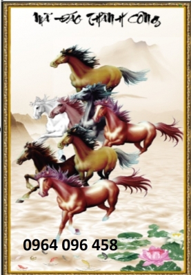 Tranh gạch 3d mã đáo thành công - BNM68