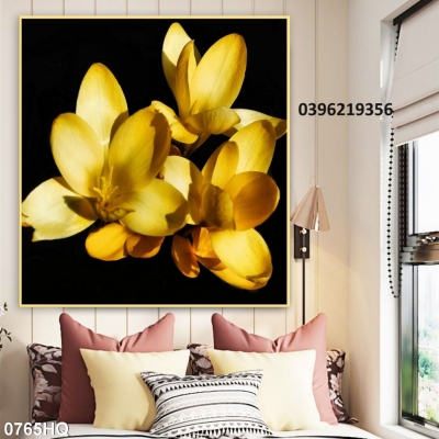 Gạch tranh hoa đẹp 3d trang trí