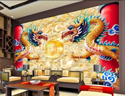 Tranh rồng- tranh gạch men 3D