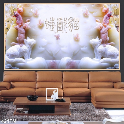 Tranh 3D- Tranh gạch sứ ngọc