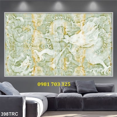 Tranh gạch rồng phượng trang trí