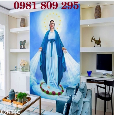Gạch tranh Đức Mẹ , công giáo 3d