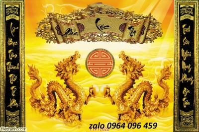 Tranh gạch ốp tường phòng thờ 3d - 33SL