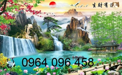 Tranh gạch 3d bóng kính - SKDC4