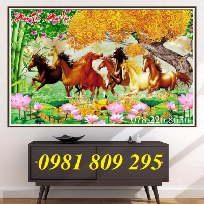 Tranh mẫ đáo thành công 3d - gạch trang trí