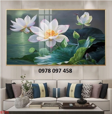 Gạch tranh dán tường phòng ăn