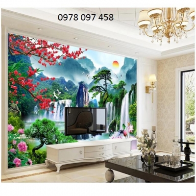 Tranh phong cảnh - gạch tranh 3D