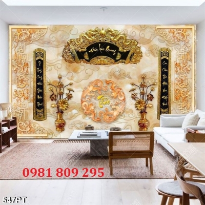 Tranh gạch , gạch men phòng thờ HN999