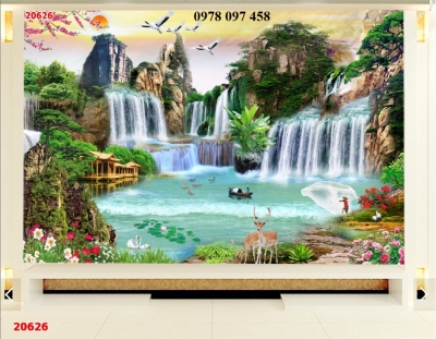 Tranh 3D - tranh gạch phong cảnh