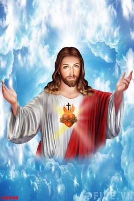 Tranh gạch 3d thiên chúa - 4998CV