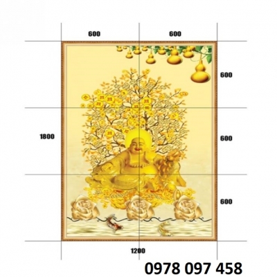 Tranh cây tài lộc - tranh gạch men