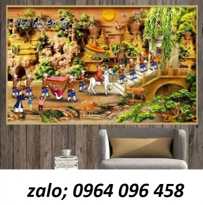 Tranh gạch 3d vinh quy bái tổ - XNV32