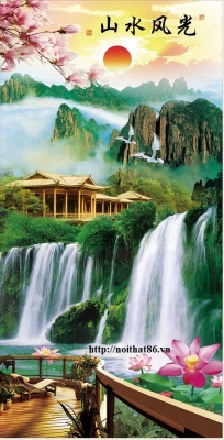 Tranh gạch 3d dán mộ - 721AP