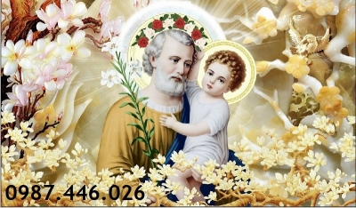 Tranh gạch men thiên chúa HP08332