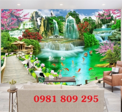 Gạch trang trí , tranh gạch phong cảnh